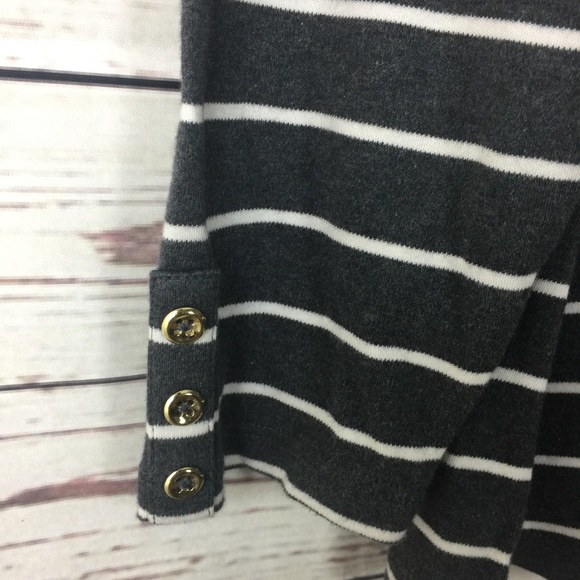 Charter Club Charcoal Swan Embellished Top - Picture 4 of 6